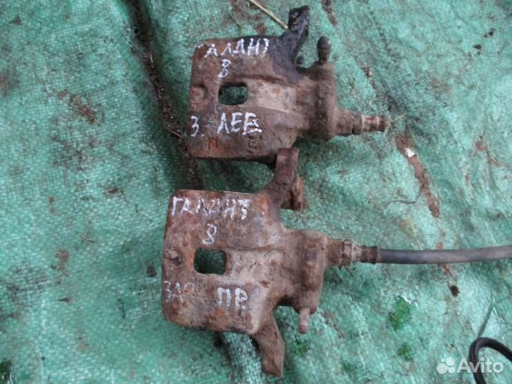 Суппорт тормозной задний митсубиси галант 8