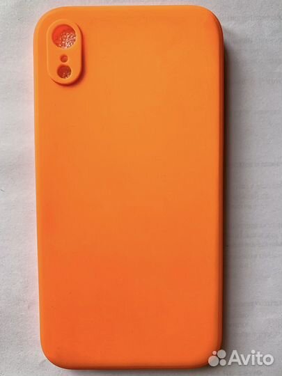 Квадратный силиконовый чехол для iPhone XR