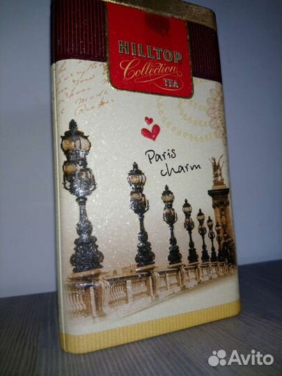 Жестяная банка для чая