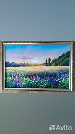 Картина маслом на холсте пейзаж