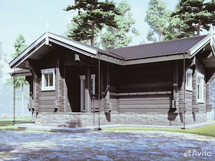 Дом из сруба, проект 