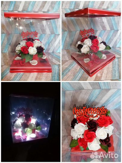 Цветы с подсветкой