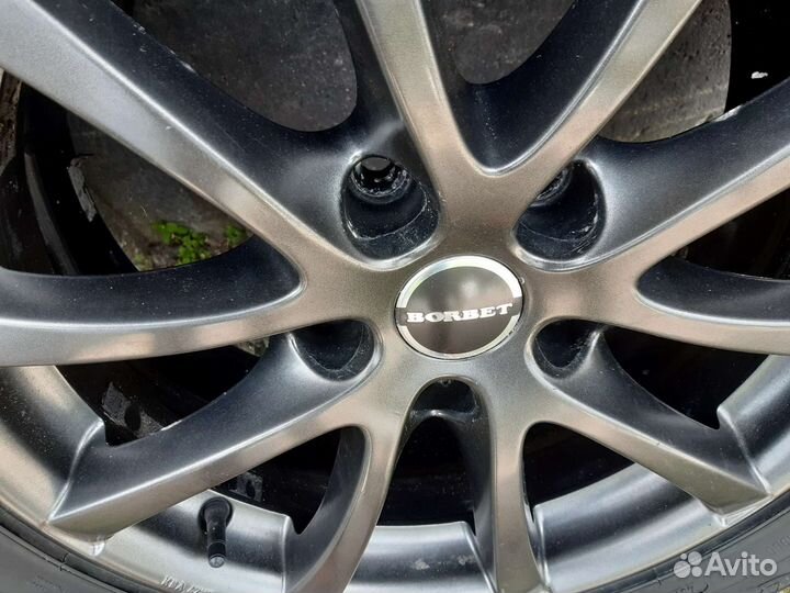 Колеса BMW X3, диски borbet 17, шины Goodyear шип