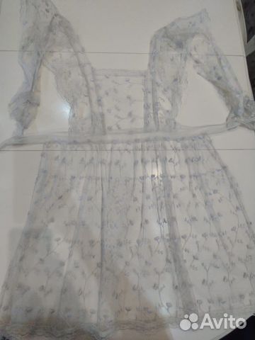 Белый школьный фартук