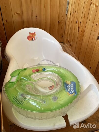 Ванна, горка,Круг для купания