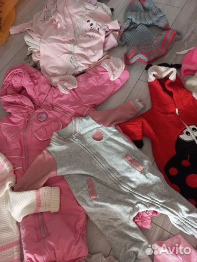 Вещи пакетом на девочку от 3 мес h&m