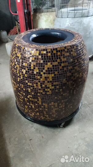 Тандыр электрический на колесах