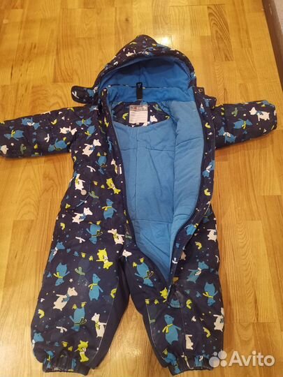 Зимний комбинезон для мальчика 92