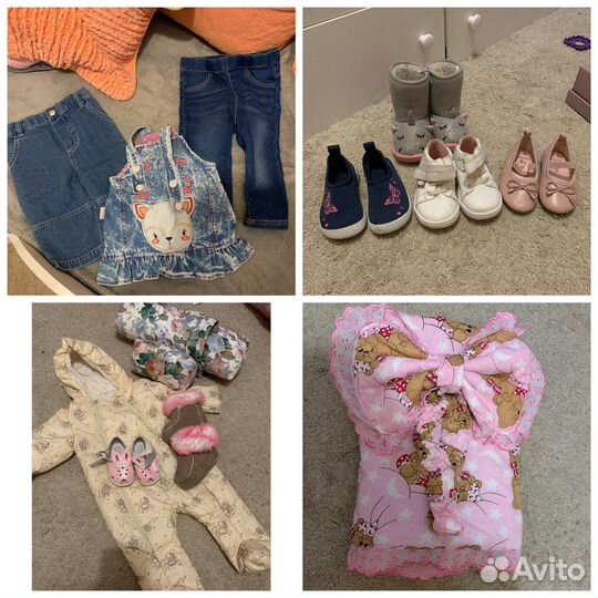 Вещи пакетом на девочку68-74-80