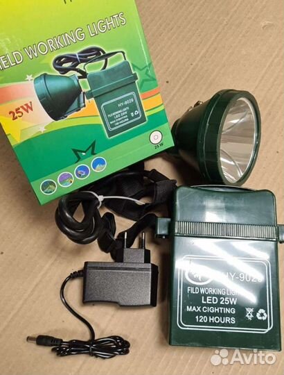 Мощный фонарь прожектор аккумуляторный