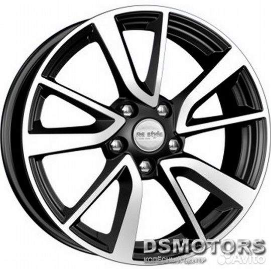 Диски кс699 7.0/17 5x114.3 ET39 d60.1 алмаз чёрный