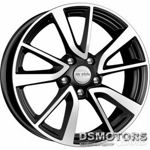 Диски кс699 7.0/17 5x114.3 ET39 d60.1 алмаз чёрный