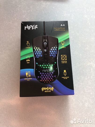 Игровая мышь hiper A-4