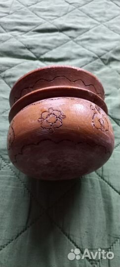 Большой старинный рубанок, солонка