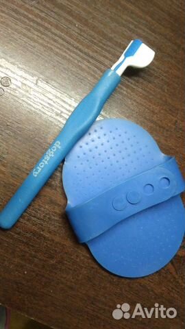 Зубная щетка и расческа для собак