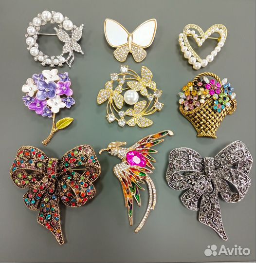 Броши разные