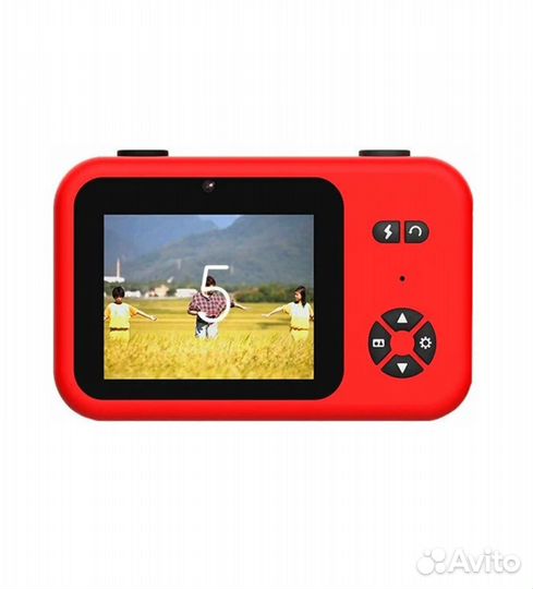 Детский фотоаппарат HRS X17 с селфи камерой, красн