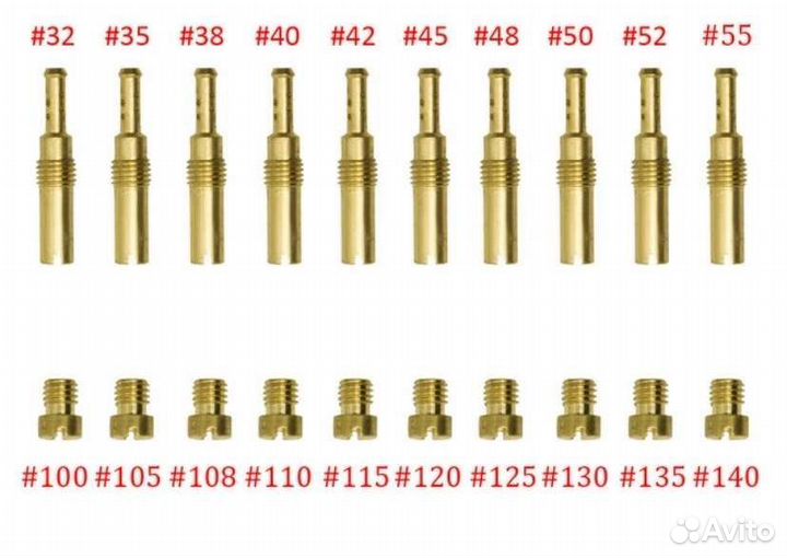 Продам комплект жиклеров для карбюратора PZ, PWK