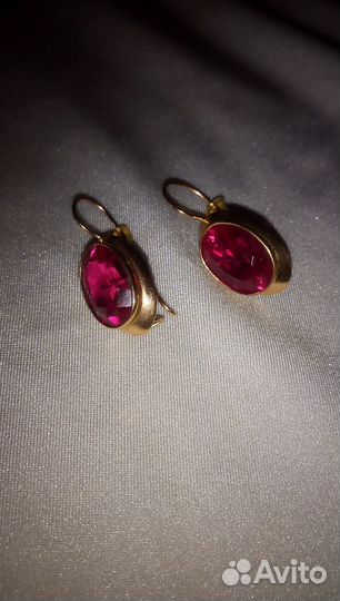 Золотые серьги СССР 583 проба