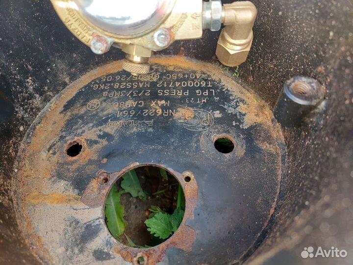 Баллон газовый полный гбо под запаску