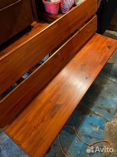 Стол с лавками