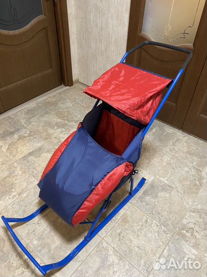 Детские санки коляска