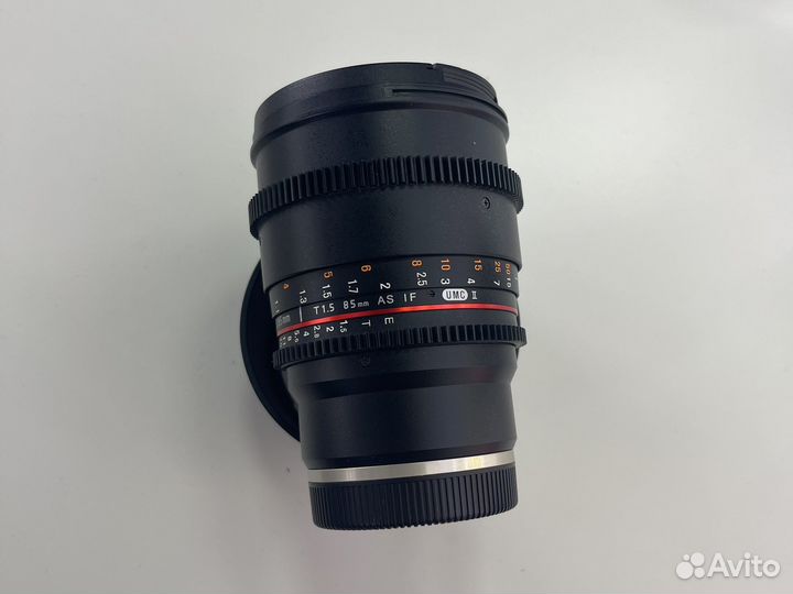 Samyang 85mm t1.5 as if umc ll sony e