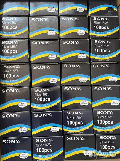 Батарейки sony 337 оптом