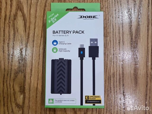 Аккумулятор + зарядка для геймпада xbox series