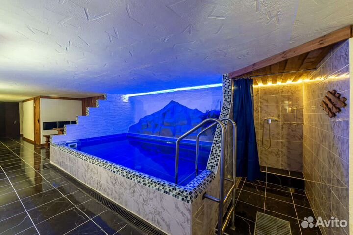 Баня сауна с бассейном