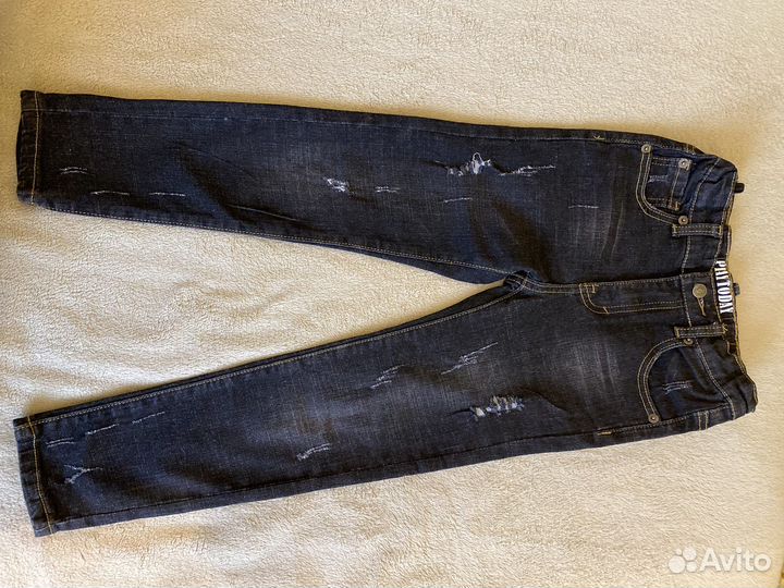 Джинсы и рубашка для мальчика