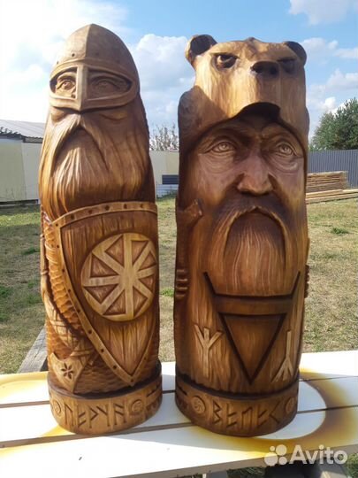 Скульптуры из дерева