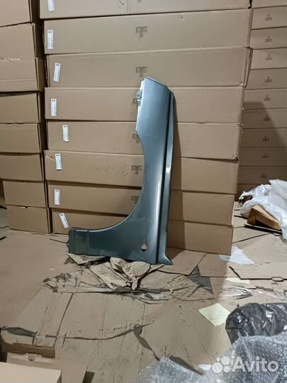 Крыло левое ваз 2110 2112 средний серо-зеленый