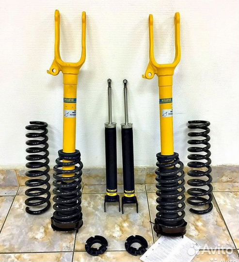 Комплект для перехода с пневмы на пружины