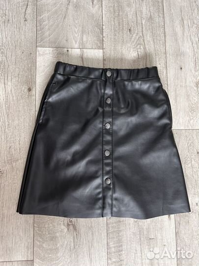 Кожаная юбка для девочки