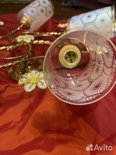 Люстра потолочная бу