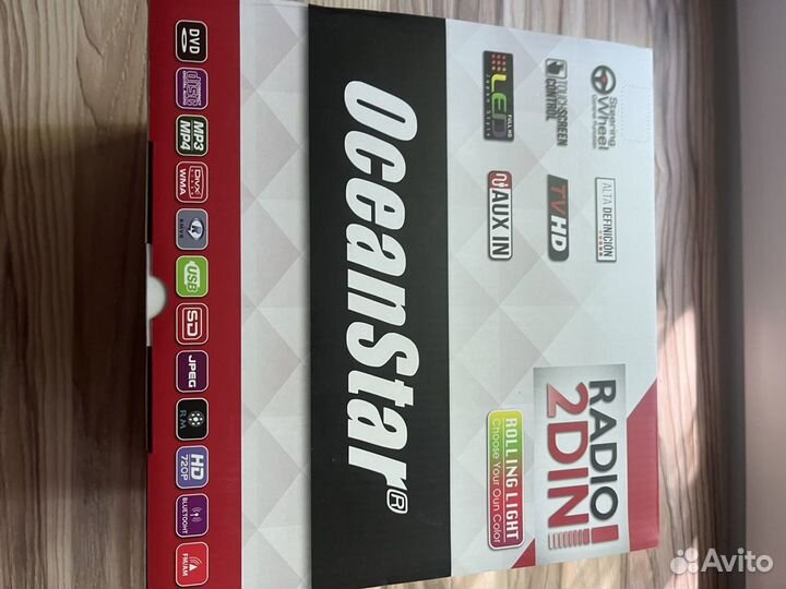 Магнитола 2din, 200*100, toyota