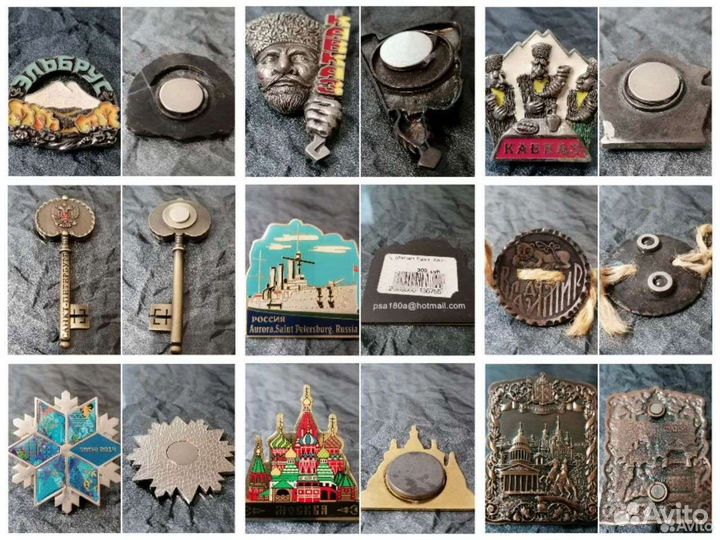 Магниты сувенирные на холодильник