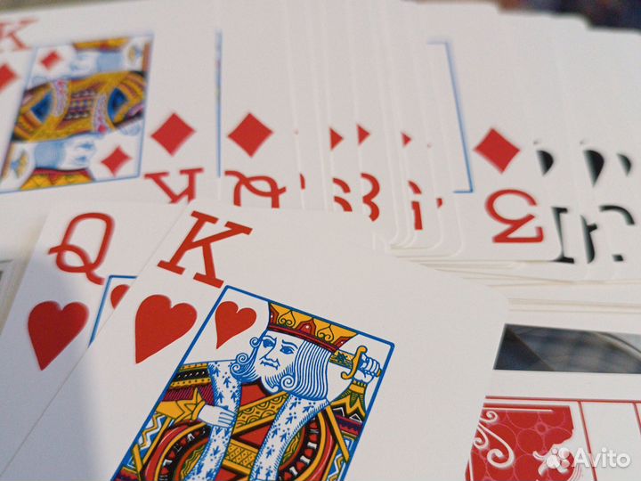 Игральные карты Bicycle Prestige (бу) красные