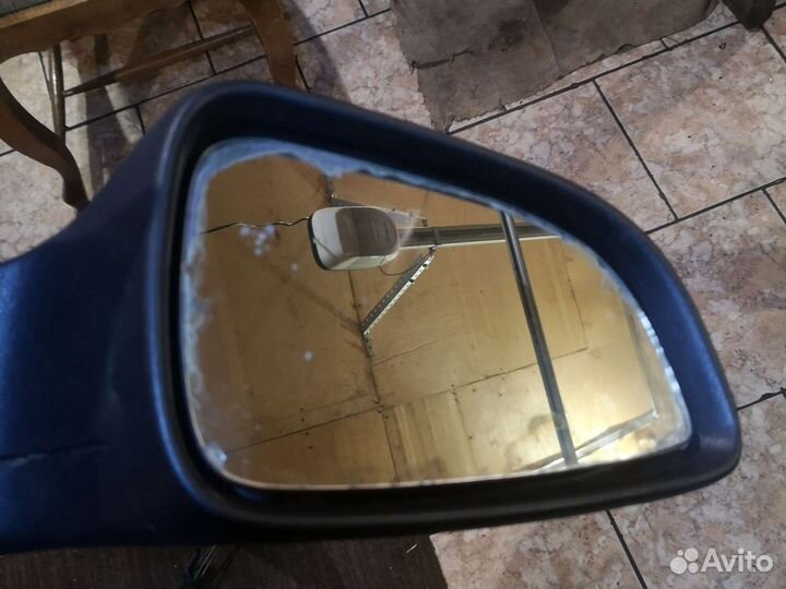 Зеркало правое широкое рестайл Опель Астра Н