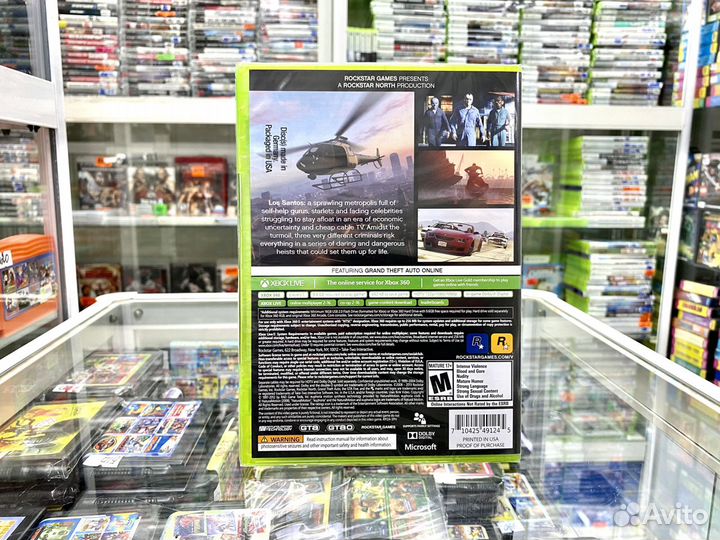 GTA 5 Xbox 360 Новый в плёнке