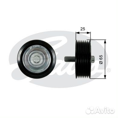 Направляющий ролик привода вспомогательных агрегат