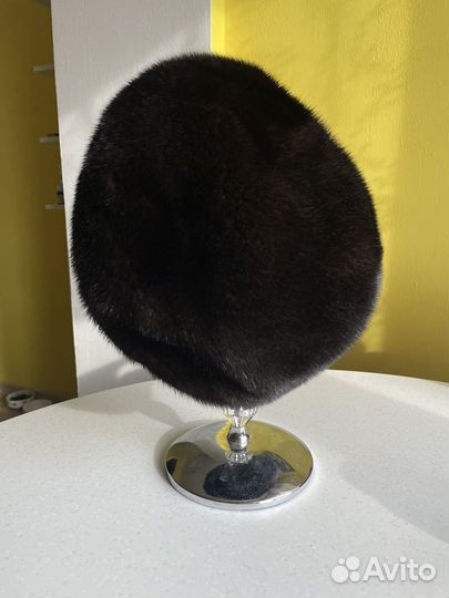 Берет норковый новый