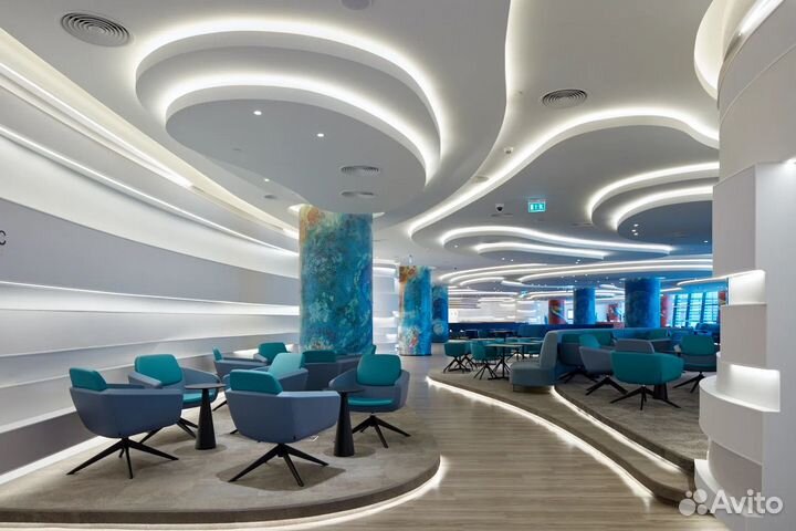 Проход в бизнес залы Grey wall /Every lounge