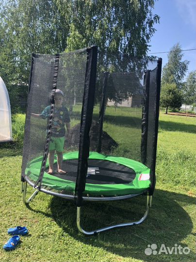 Батут с сеткой