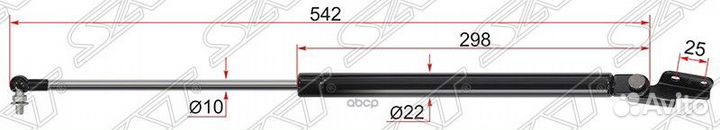 Амортизатор крышки багажника subaru forester SH