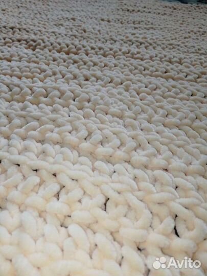 Плед детский вязаный ручная работа