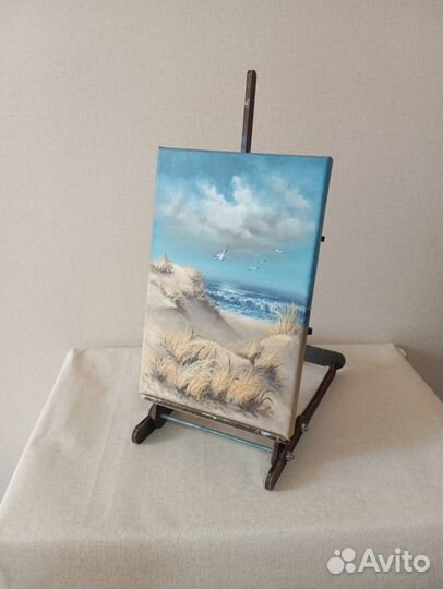 Картина маслом Балтийское море Дюны