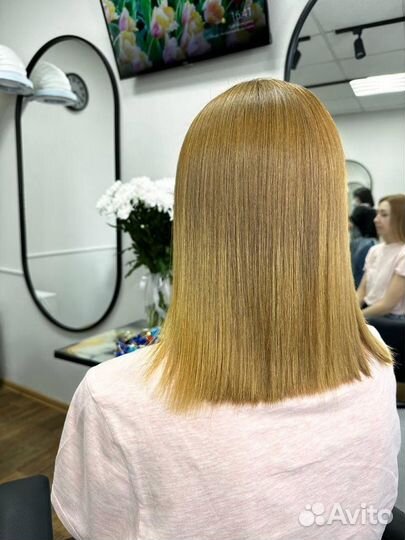 Кератин ботокс + консультация по уходу