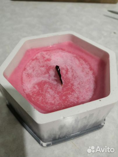 Ароматическая свеча ручной работы